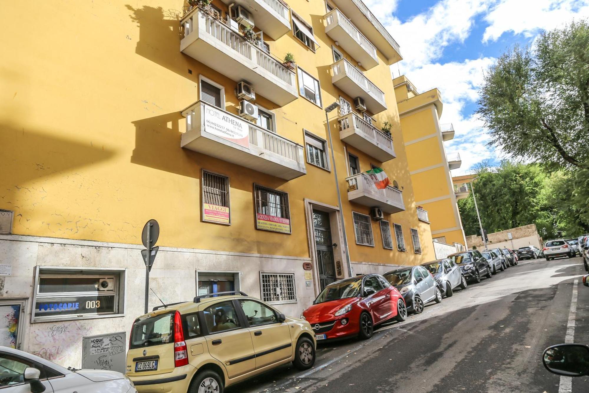 Albergo Athena Рим Екстериор снимка